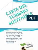 Carta Del Turismo Sostenible