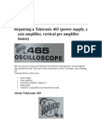 Repairing A Tektronix 465