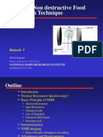 NMR - A Non Destructive Food Evaluation Technique: Ramesh. V