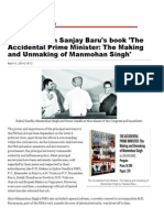 Excerpts From Sanjay Baru's Book 'The Accidental Prime Minister - The Making and Unmaking of Manmohan Singh' - India Today