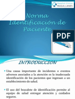 Norma Identificacion de Paciente - Power Point