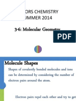 3-6 Molecular Geometry Slides