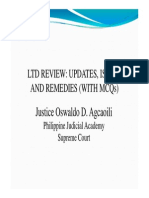 Recent Jurisprudence On Land Registration - Justice Agcaoili