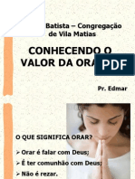 Conhecendo o Valor Da Oração - Princípios