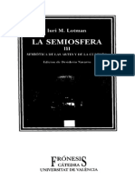 Lotman I 1998 Semiosfera III