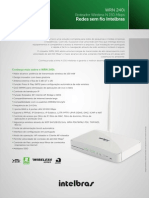 Ficha Tecnica - Roteador Wireless N 150 Mbps WRN 240 I