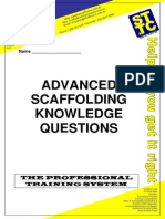 Advanced Scaffolding Knowledge Questions