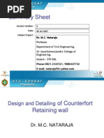 Retaining Wall Counterfort PDF