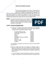 Proyecto de Contrato Colectivo Miercoles 18