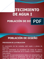 Abastecimiento de Agua I Poblacion