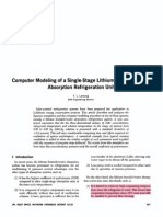 F.L.lansing - Computer Modeling of LiBr - VAR System