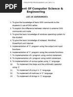 TCS 151251 Lab Manual