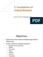 02 Foundation of Individual Behavior