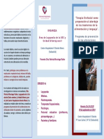 Terapia Orofacial Como Preparación Al Abordaje de Los Trastornos de La Alimentación y Lenguaje. Programa de Prevención de Las Alteraciones Maxilofaciales