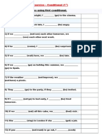 Exercise - Conditional (1st)