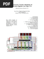 Constructor Virtualy Simulador Digital Con Chips TTL