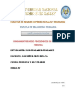 Fundamentos Socio Psicológicos de La E