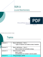 Kinetic Reactor Design Chapter 3 Lecture 4