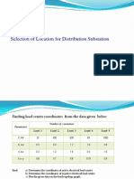 Selection of Location For Distribution Substation