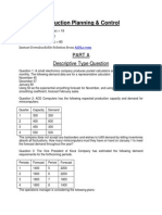 ProductionPlanningAndControl MB065 Question