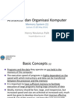 Arsitektur Dan Organisasi Komputer: Memory System