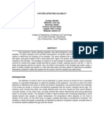 Factor Affecting Solubility