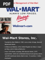 Supply Chain Management of Wal-Mart