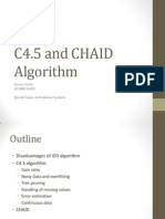 C4.5 and CHAID Algorithm: Pavan J Joshi 2010MCS2095 Special Topics in Database Systems