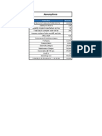 Cost Sheet Example