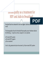 SHP Homeopathy As A Treatment For HIV and Aids Session 1