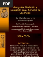 Sedación, Analgesia