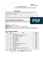 Ecotoxicology Course Description: Course Intended Learning Outcomes