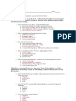 Name: Date: I. Multiple Choice. No ERASURES and SUPERIMPOSITIONS! Situation: Nursing