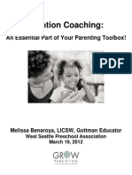 Emotion Coaching Handout For Parents