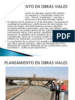 Planeamiento en Obras Viales