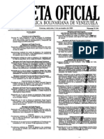 Gaceta111109 MPP Obras Públicas y Vivienda Normas Técnicas Requisitos y Documentación para Créditos Adquisición Vivienda Principal