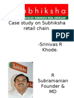 Case Study On Subhiksha Retail Chain