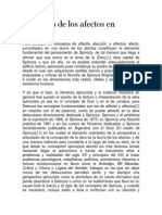 La Teoría de Los Afectos en Spinoza