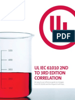 UL IEC 61010 2ndto3rdEdCorrelation