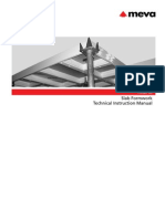 Slab Formwork Technical Instruction Manual: Alufix