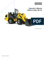 Operator's Manual Wheel Loader WL 30