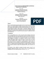 Cylindrical Rectangular Microstrip Antennas Using Slot Coupling