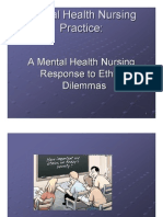 Ethics in Mental Health Nursing