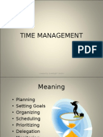 Time Management: Created by SVARNJEIT SINGH