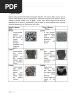 Types of Rocks