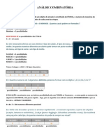 Análise Combinatória - Principio Multiplicativo