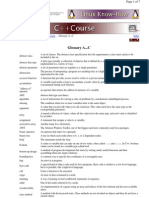 Glossary A... C