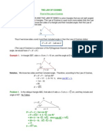 Simplified Approach To Oblique Triangles - LAW OF COSINES AND THE LAW OF SINES