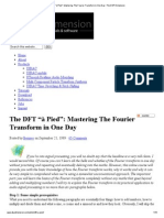 The DFT "À Pied" - Mastering The Fourier Transform in One Day - The DSP Dimension