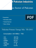 Oil & Gas Sector of Pakistan: Presenters: - Muneeba Zafar - Fahad Kamran - Sana Abbas